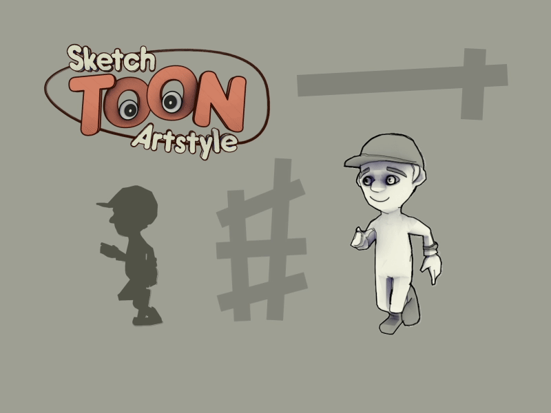 Looter - Run Animation 2d 3d animation artstyle looter run sketch thief toon
