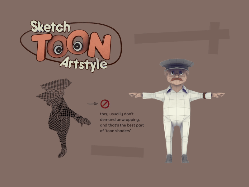 Cop - 360° 2d 360° 3d animation artstyle cop looter police sketch thief toon