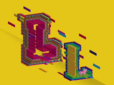 Flying Candy Alphabet / Letter L alphabet art candy design flying graphic design illustration letter lion typography vector