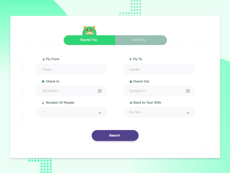 Book a Flight App UI book ticket flight flight ui travel travel app.tour app travel ui trip app trip plan trip ui web app