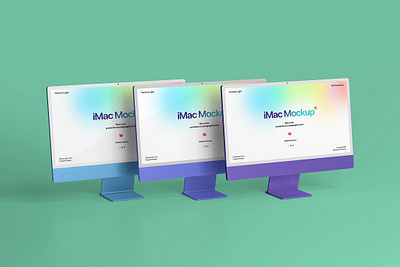 Imac Mockups Set free template imac imac mockup mockup free ui design uiux