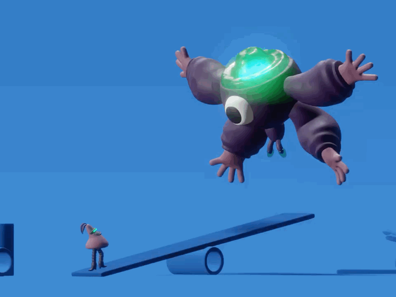 wippé 3d animation blender3d characterdesign design illustration loop