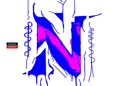 Letra N Lettering - Stop Motion Animation alphabet animation design diseño illustration letra letra n lettering multimedia n stop motion tipo tipografía type typography
