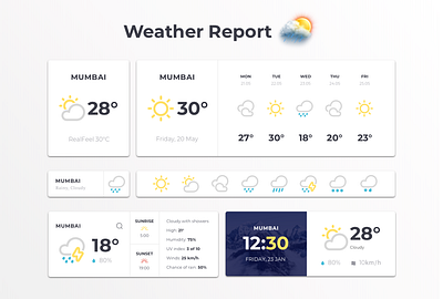 Weather Report Design design graphic design illustrator