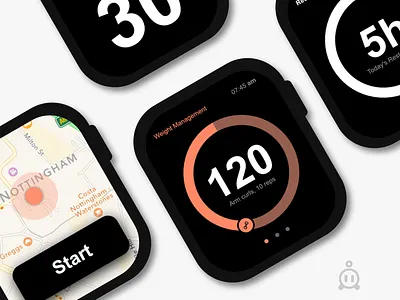 Apple Watch UI app design apple watch apple watch interface design apple watch ui design designer ui design ux design web design web designer