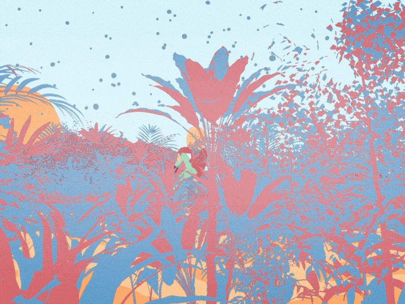Spring Singer 2d 3d c4d character design flowers illustration