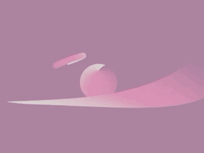 Pleasant Wave 3d animation cinema 4d gradient pastel