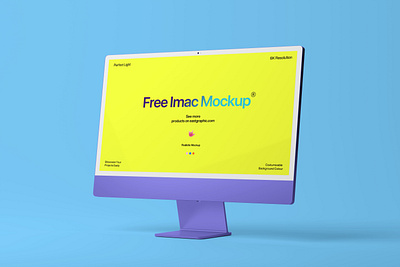 Free Cleany Imac Mockup device free template imac psd ui ux web design