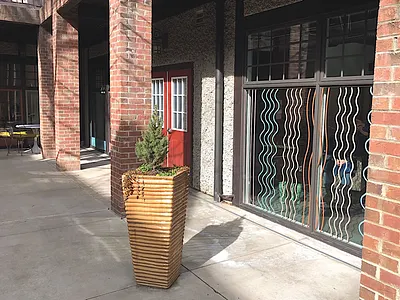 Salon Window Decal Designs asheville brand branding decals designer hair icons identity illustration lettering logo pattern patterns print salon windows