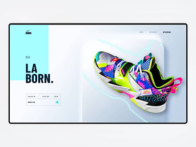 Neumorphic Web bright flat light minimal mobile modern neumorphism retail soft ui typography uiux web