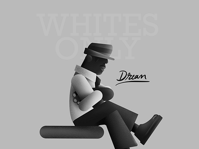 KING | BHM 2020 black and white black history month february geometric hank king luther mlk procreate texture