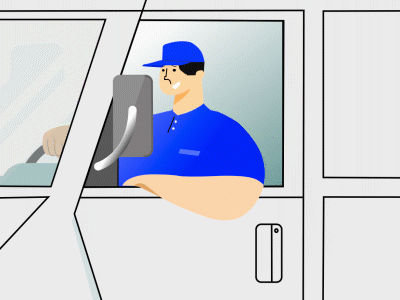 Request mobile car repair car repair driver man