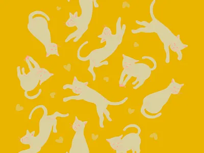 Ringo the Mouser cat color color palette cute illustration