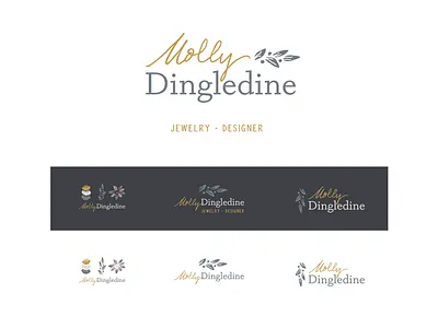 Branding for a Jewelry Designer brand branding designer jewelry leaf logo logomark logos organic signature type typography