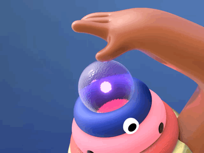 🔮👀 3d animated animation art blender cgi character characterdesign color creative cute design digital art dribbble illustration kids loop motion motiondesign simple