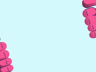 Fist bump till your knuckles crack. 2d animation design graphic design illustration motion design motion graphics