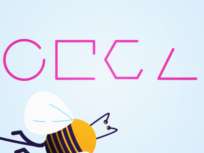 Busy bees 2d animation animation graphic design illustrations motion design motiongraphics
