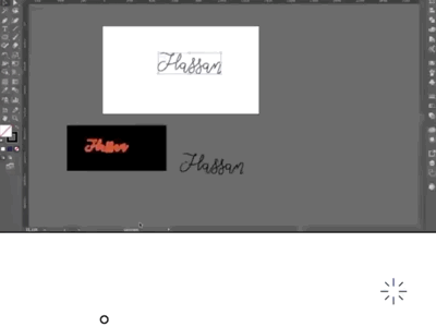 Quick Typography blend effect on Ai artist branding calligraphy calligraphy and lettering artist typography typography design