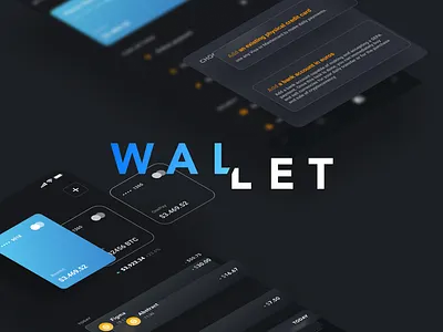Wallet App app challenge concept dark design light neumorphism ui uiux ux wallet