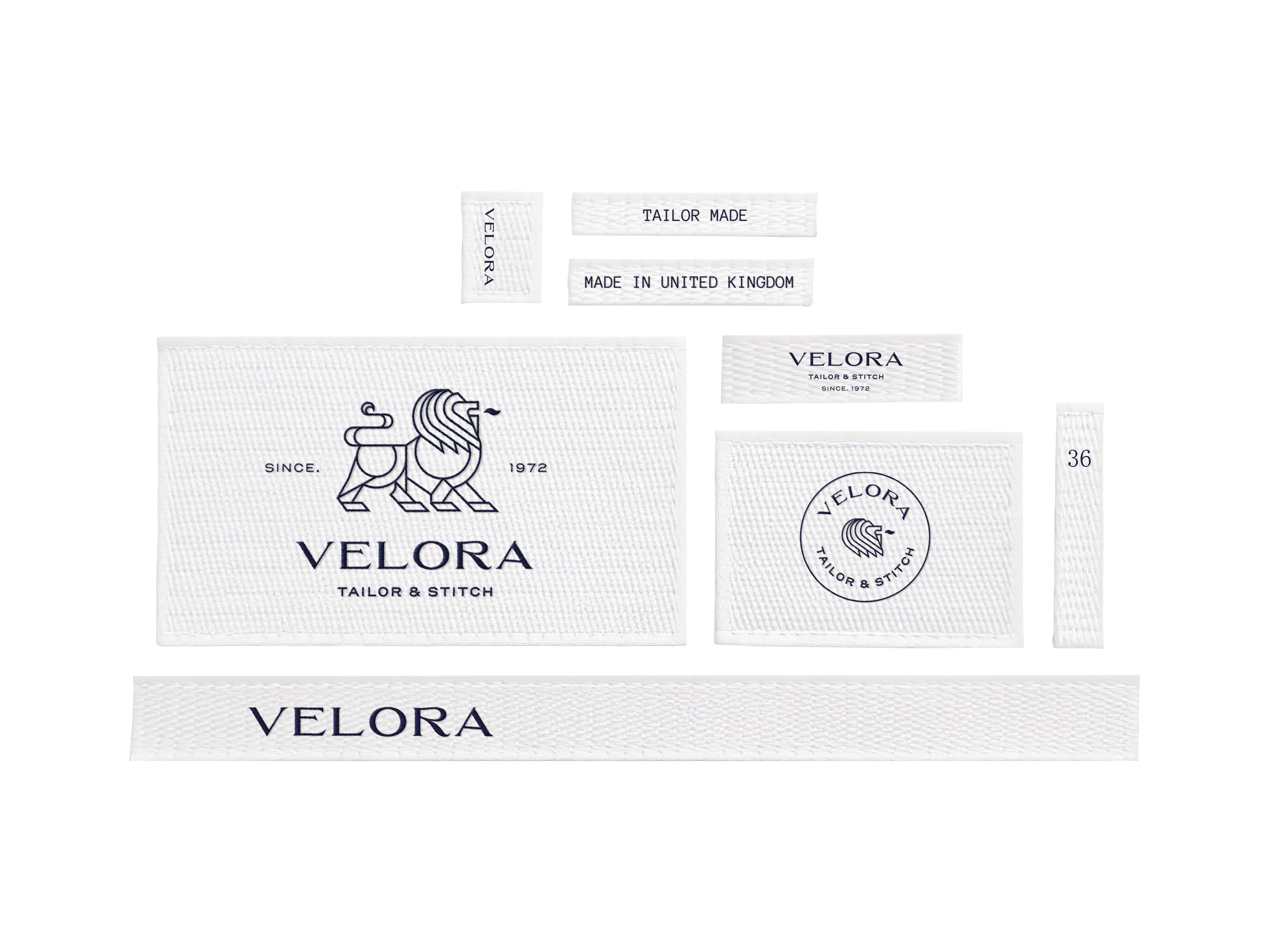 Velora Tailor: Branding abstract lion abstract logo badge logo brand identity branding corporate logo graphic design identity design illustration line art line logo lion logo logo design pattern taylor logo type logo