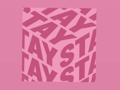 Stay Home after effects animation colors type typography warm