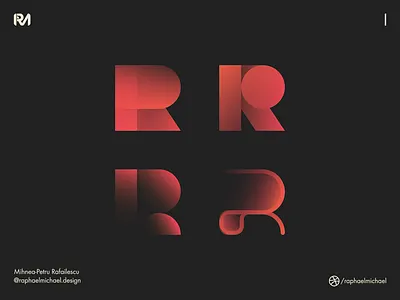[R] | Lettermark & Logo Exploration exploration letter lettermark logo logomark r