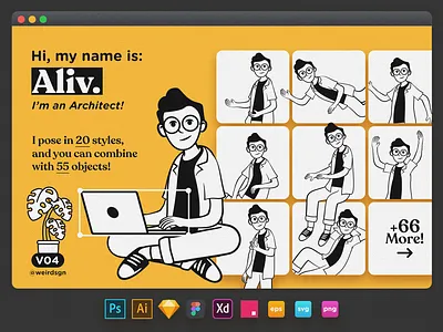 Character Set V04 Aliv