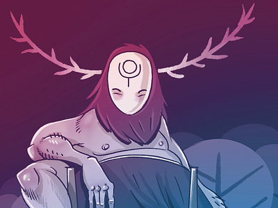 The Shy Giant giant illustration nordics procreate stockholm