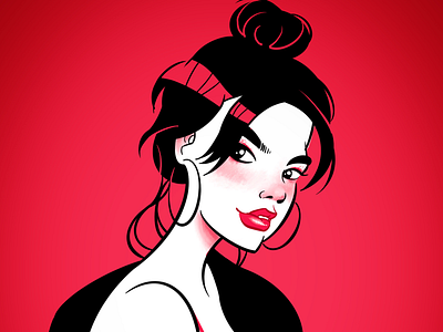 Duotone illustration duotone illustration procreate