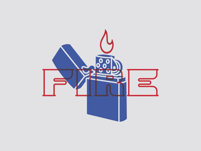 Lighter Illustration illustration zippo