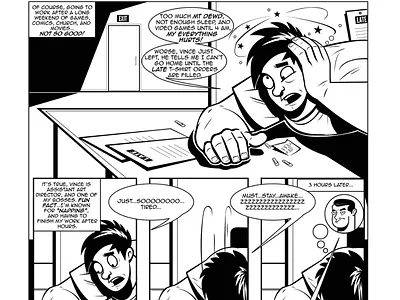COMIC BOOK - “MEAT & POTATOES” character design comic book comic books comic pages comics illustration inking sequential art