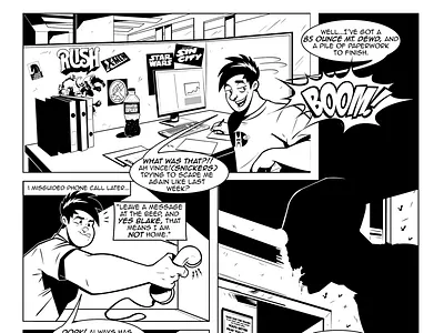 COMIC BOOK - “Meat & Potatoes” character design comic book comic books comics illustration inking sequential art zombies