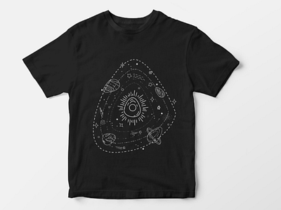Cosmic eggs print pattern design