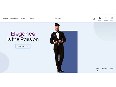 Shopey Website animation brandwebsite clean cloth clothwebsite color dress e commerce website fashionbrand figma illustrator protopie sell ui uidesign ux uxdesign website