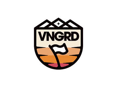 VNGRD Flag Badge badge badgedesign badgelogo bold boldlines brandidentity brandlogo flag flaglogo logodesign logodesigner logoinspirations merchdesign merchdesigner patch thicklines vanguarddesignco