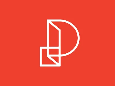"P" Logo Study branding design letterform logo concept logo design logo study minimal modern new p simple logo tech