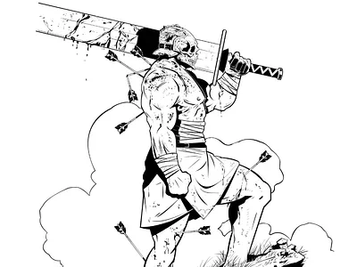 CHARACTER DESIGN - “The Godkiller” character character design comics god illustration inking monster traditional 2d
