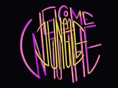 Jungle Label lettering typography