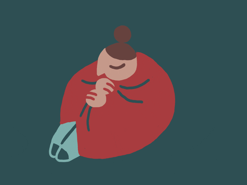 Burrito blanket. 2d 2d animation blanket burrito cell animation character character design cold design frame by frame sad