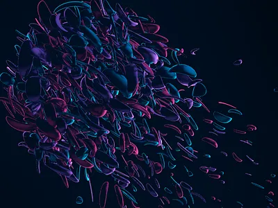 Under the sea 3d 3dabstract 3dart c4d cinema4d illustration ui