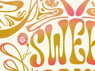 Sweet Jane illustration lettering liberty the velvet underground