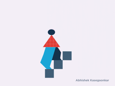 Climbing stairs after effects behance character climbing dribble graphic loops motion motion graphic shapes stairs