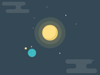 Animated Galaxy/ Assets from MDS earth galaxy moon sun
