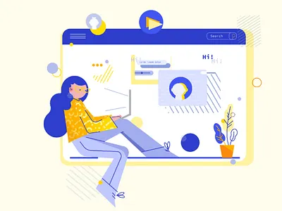 Restyle design. flat vector