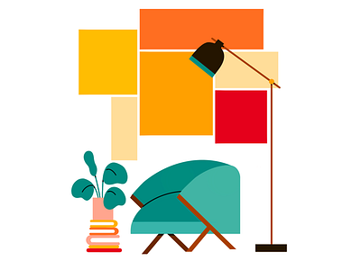 Simple Fantasy: Print Wall 2d design illustration minimal procreate simple styleframe