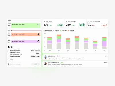 Sport Coaching App - Flexible Modules calender coaching design design system landing page modularity module system platform saas sports sports landing page sports website ui ux website