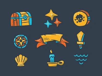 Illustration assets branding illustration nickelodeon pirate satiago of the seas sea treasure