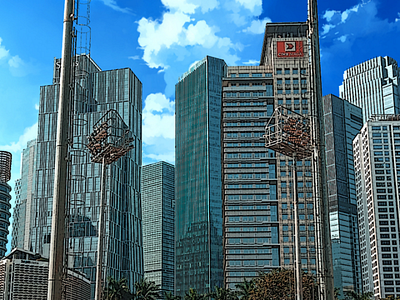 Sudirman Anime Style, Jakarta, Indonesia anime anime looks anime style creative design designer designers graphic design graphic designers illustration