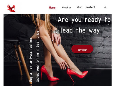 Web page for new arrivals fashion for ladies wear