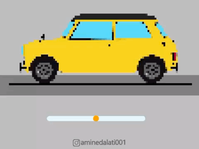 My 2d car by aminedalatipour on Dribbble